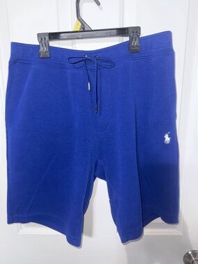 Ralph Lauren Electric Blue Drawstring Knit Shorts (men’s)